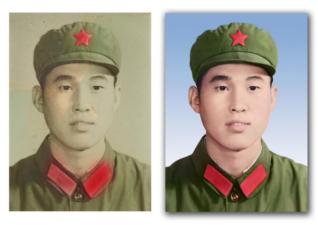 和平专业老照片精修工作室破损照片修复